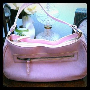 Leather pretty pink purse